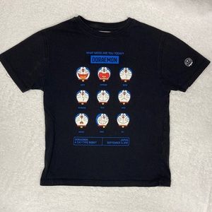 5/$20 Zara Doraemon what mood are you? Cat robot boys black size 8 tee